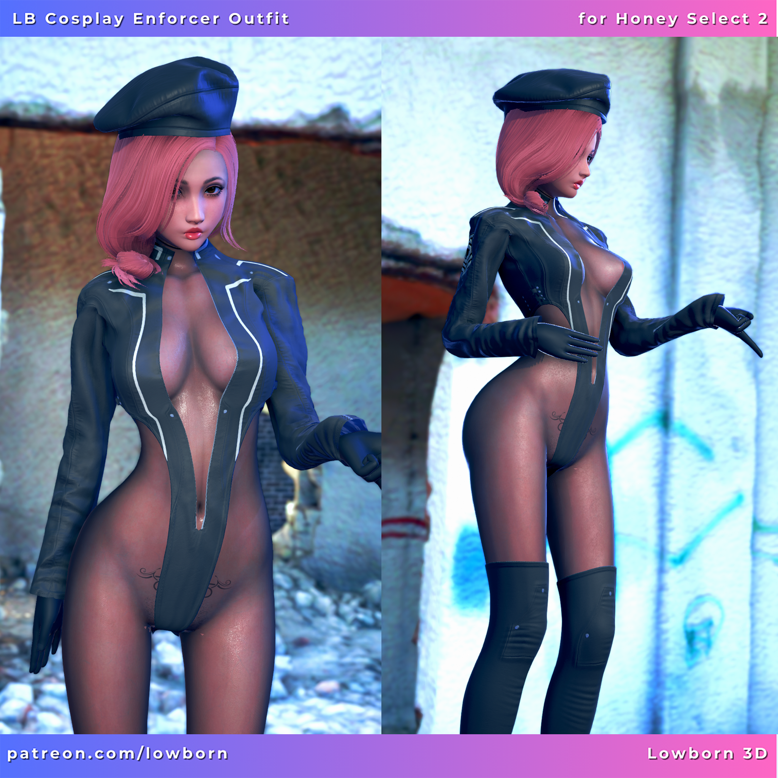 HS2 Cosplay Enforcer Bodysuit