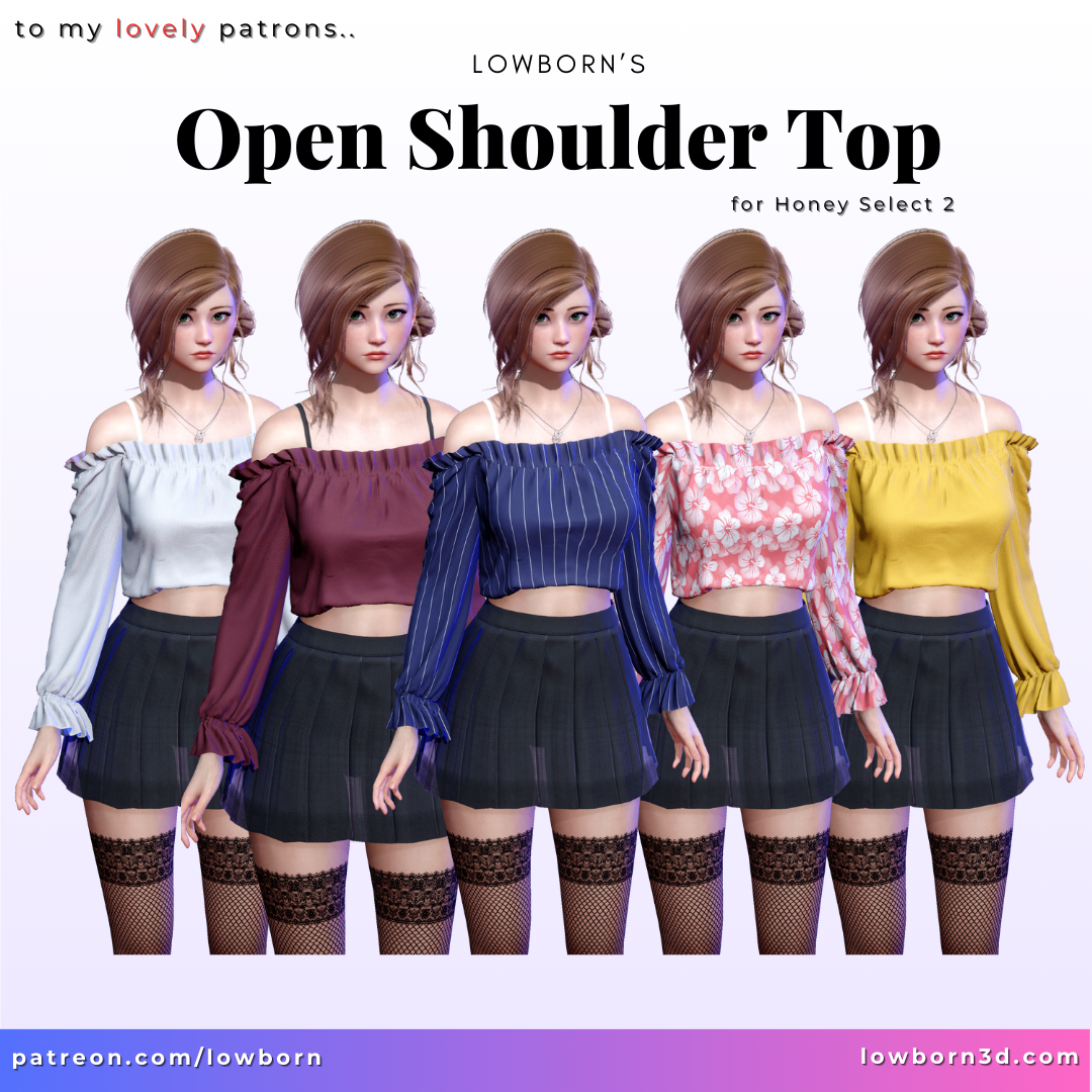 HS2 Open Shoulder Chick Top