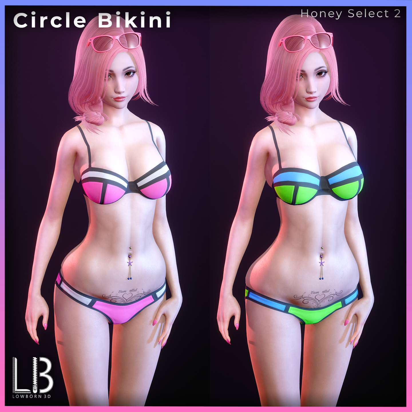 Circle Bikini – Honey Select 2 Clothing Mod